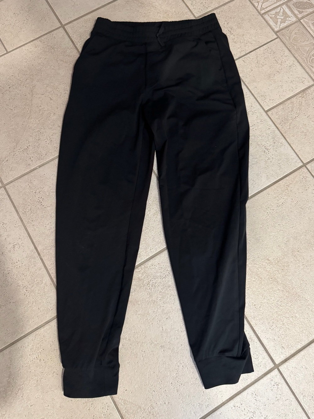 UNIQLO AIRism Men's Black Jogger Pants - Stretch Comfort - Small